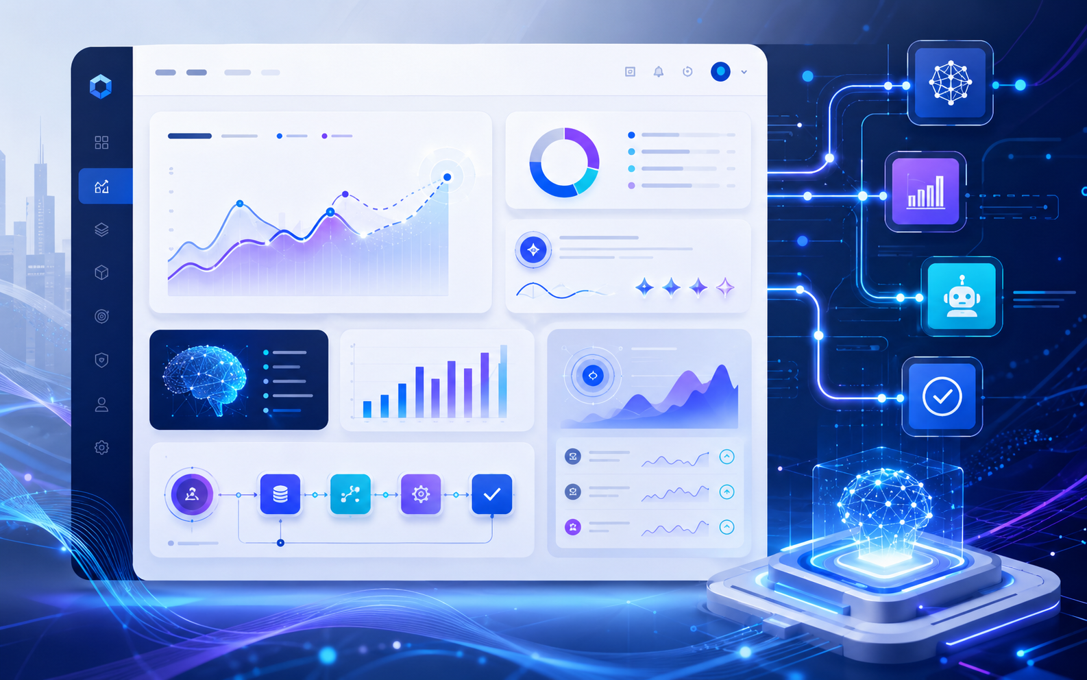 How AI/ML Automation Can Improve Business Software blog cover image by Cyber Impulse Software Solutions
